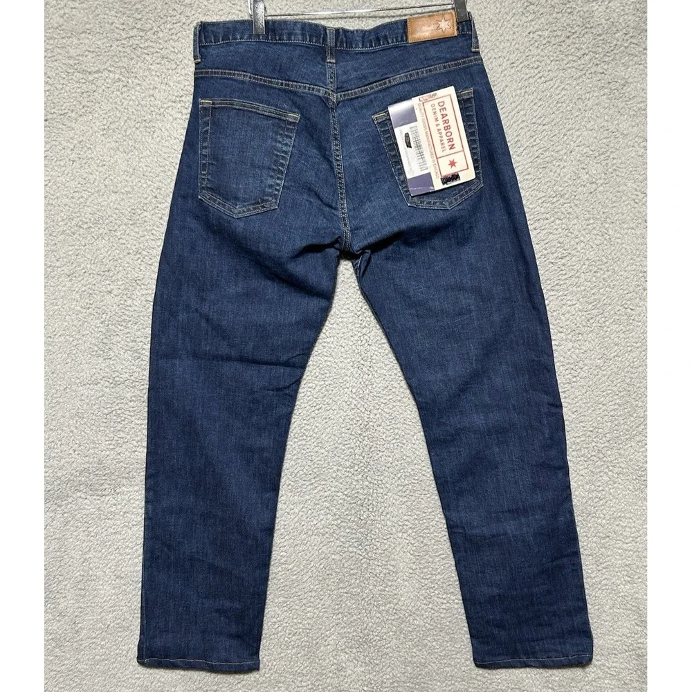 Dearborn Jeans Mens Tailored Fit‎ Classic Denim Cotton Size 34x30 USA NWT